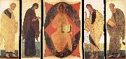 unknow artist Andrei Rublev and Assistants,Deisis,Christ in Majesty Among the Cherubins